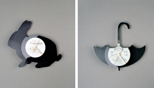 Relojes hechos con discos de vinilo Dale otra vida a los discos de vinilo
