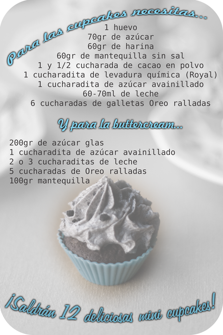 Mini cupcakes de Oreo Imagen