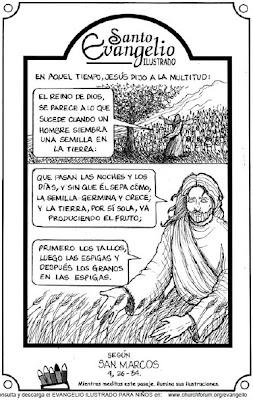 EVANGELIO DOMINICAL EN CÓMIC: 17 de Junio del 2012 EVANGELIO DOMINICAL EN CÓMIC: 17 de Junio del 2012