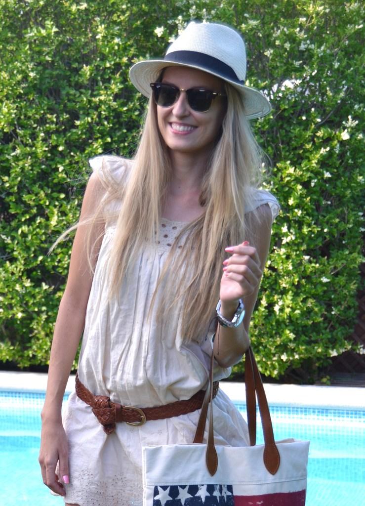 White and flags White and flags