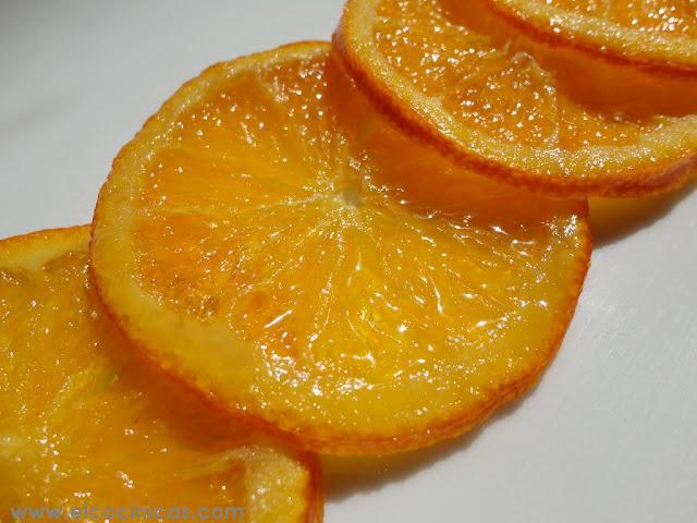 Naranjas confitadas