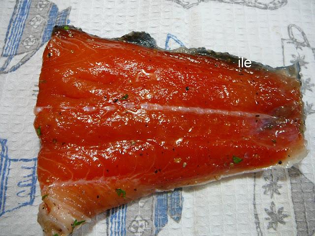 Gravlax de salmon