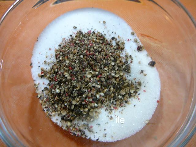 Gravlax de salmon Gravlax de salmon