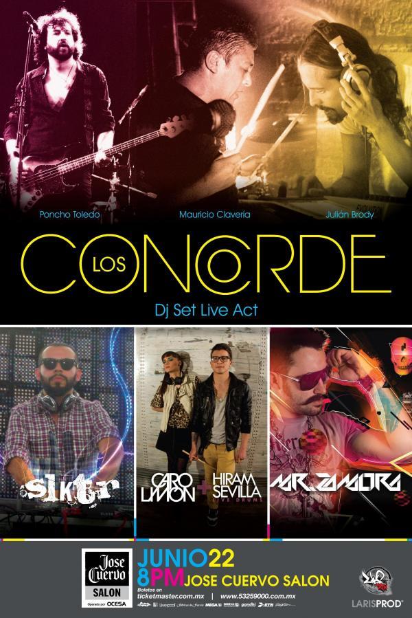 Dj Set Live Los Concorde + Caro Limón + Slktr + Mr. Zamora @ José Cuervo Salón