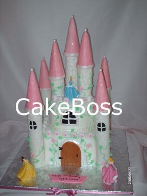 Paso a paso: Tarta castillo de princesas castillo con torres delgado