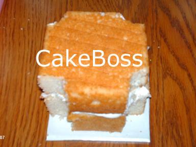 Paso a paso: Tarta castillo de princesas esquinas de las torres de corte de la torta
