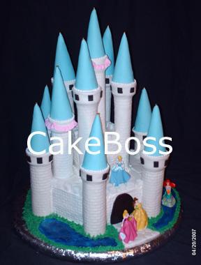 Paso a paso: Tarta castillo de princesas castillo de final de # 1
