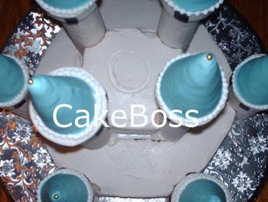 Paso a paso: Tarta castillo de princesas guía para la creación de las espigas