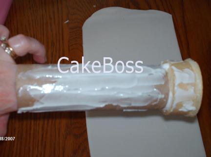 Paso a paso: Tarta castillo de princesas torreta de cola cubierto de hielo