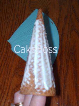 Paso a paso: Tarta castillo de princesas formación de hielo fundente para pegar