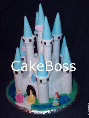 Paso a paso: Tarta castillo de princesas castillo de final de # 2