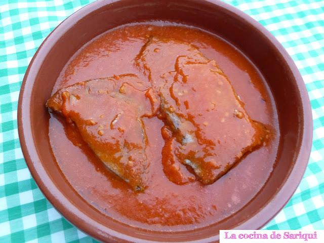Otra receta de la Juana: atún fresco con tomate