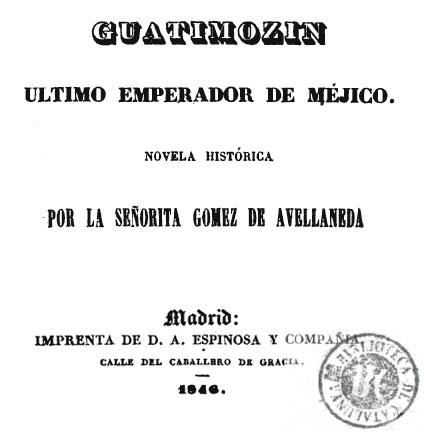 Guatimozín, último emperador de Méjico Guatimozín, último emperador de Méjico