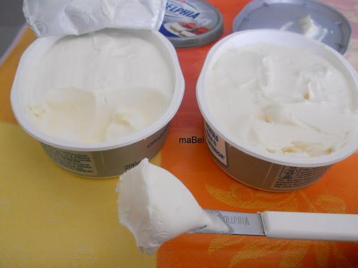 Queso crema tipo Philadelphia casero