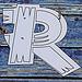 letter R letter R