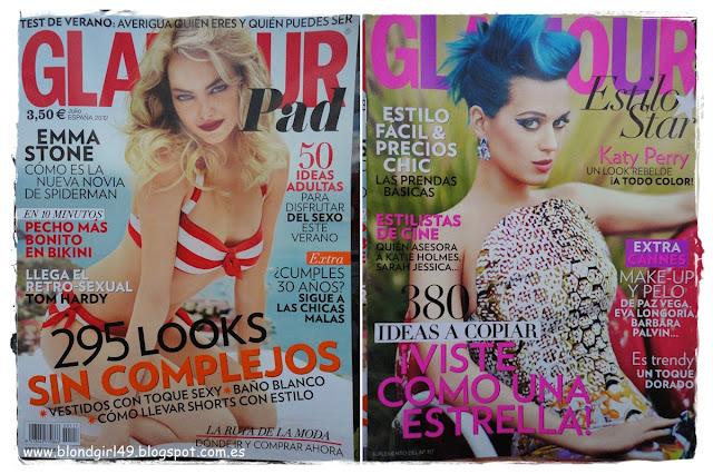 Revistas del mes de Julio & Glamour