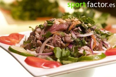Ensalada de ternera Ensalada de ternera para cenar