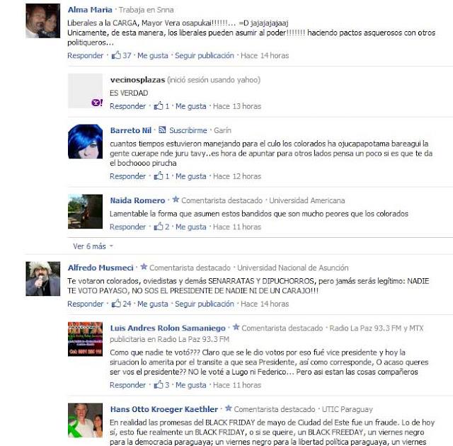 Los paraguayos rechazaron el golpe de Estado que desplazó a Lugo, según encuestas y Facebook Los paraguayos rechazaron el golpe de Estado que desplazó a Lugo, según encuestas y Facebook