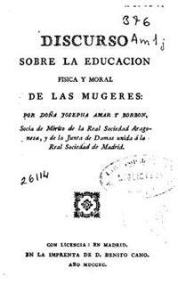 La ilustrada, Josefa Amar y Borbón (1749-1833)