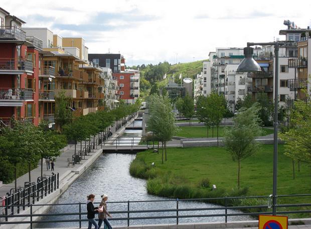 Hammarby Sjöstad, Stockholm, Sweden Hammarby Sjöstad, Stockholm, Sweden