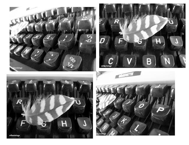 Maquina de escribir vintage japonesa