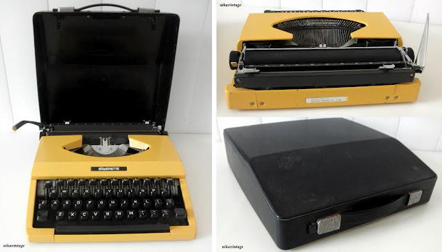Maquina de escribir vintage japonesa