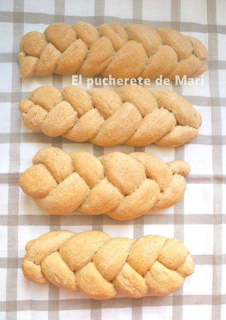 TRENZAS DE HARINA INTEGRAL TRENZAS DE HARINA INTEGRAL