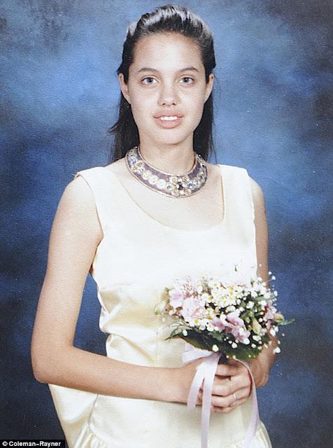Angelina Jolie antes de que fuera famosa: Fotografías de cuando era adolescente.