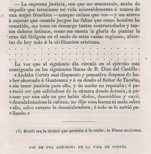 Una anécdota en la vida de Cortés (III parte) Una anécdota en la vida de Cortés (III parte)