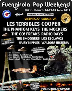 Fuengirola Pop Weekend 2012: Cooper, Les Terribles, The Mockers...