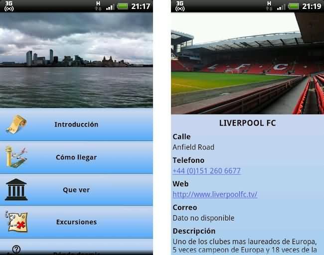 Wanderlust Guides para dispositivos Android nos traen guías offline de Liverpool