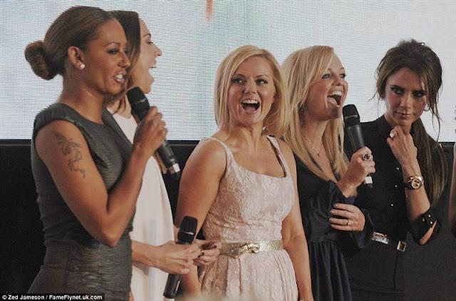Las Spice Girls vuelven a reunirse pero...por qué esa cara Victoria??!!
