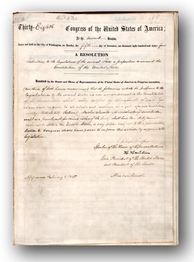 1865_Acta abolicion esclavitud USA George N. Barnard (“Calle de Whitehall”, Atlanta)