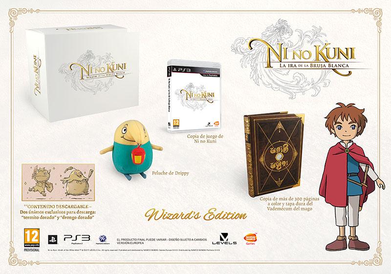 ninokuni-edicion-coleccionista-wizard-contenido ninokuni edicion coleccionista wizard contenido Namco Bandai presenta la Ni no Kuni: Wrath of the White Witch Wizards Edition