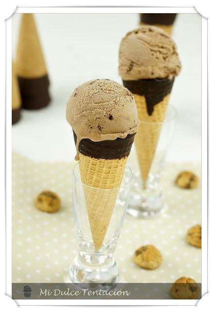 Helado de Philadelphia con Milka y Cookies Helado de Philadelphia con Milka y Cookies