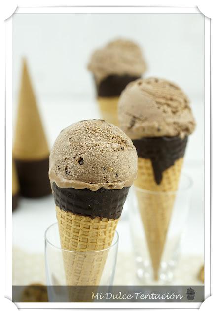 Helado de Philadelphia con Milka y Cookies Helado de Philadelphia con Milka y Cookies