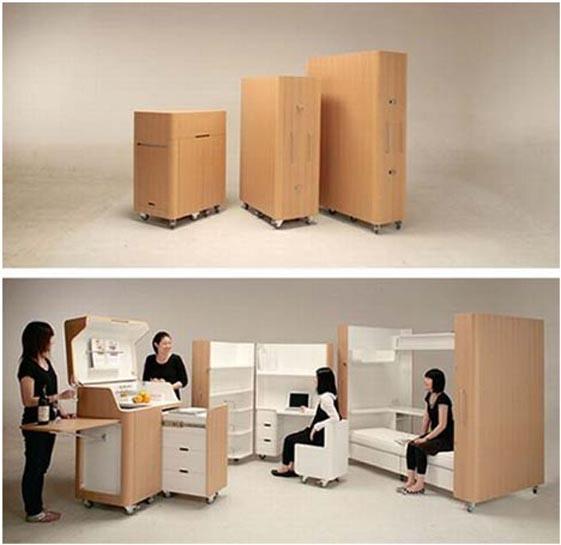 HabitacionCaja6 Mobiliario arquitectónico – Toshihiko Suzuki