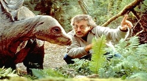 Spielberg en el rodaje de El mundo perdido Steven Spielberg: El niño que nunca creció