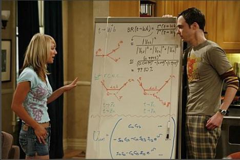 Sheldon y Penny: Pictionary sobre el Bosón de Higgs