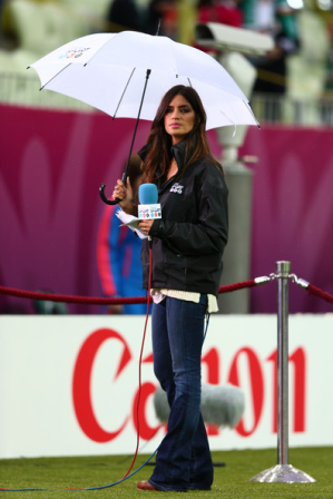 Sara Carbonero en la Copa de Europa. Todos sus looks