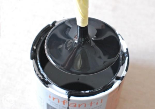 DIY. Blackboard decoration for glasses DIY. Blackboard decoration for glasses