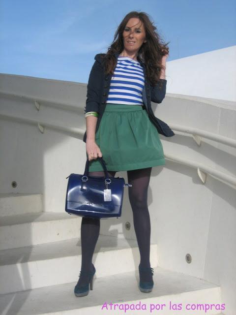 NAVY + GREEN