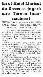 Artículos en El Mundo Deportivo de 1935