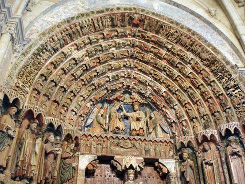 portico de la majestad Colegiata santa maria la mayor Toro (Zamora)