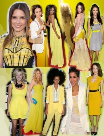 Tendencias: amarillo, pura vitamina. Las celebrities lo adoran. ¿Te atreves?
