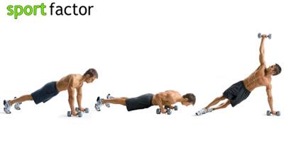 Flexiones de brazos en Quema los mojitos con estos ejercicios