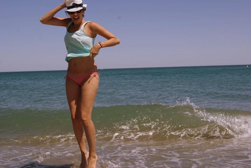 At the beach At the beach