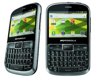 Motorola DEFY PRO, móvil resistente y con teclado QWERTY