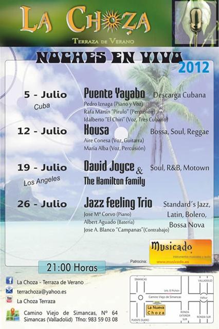 Agenda musical de Valladolid (semana del 12 al 18 de julio)
