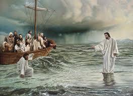 Jesús Camina sobre el Agua.